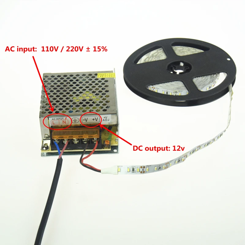 Aifeng AC 110 В/220 В до 12 в источник питания 1a 2a 3a 5a 30a 50a импульсный Драйвер для