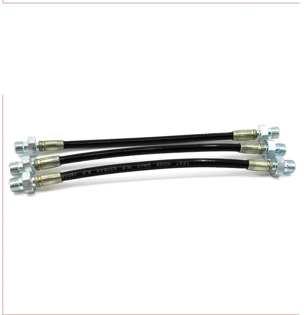PCP Airforce Paintball Pneumatics Device High Pressure Hose 20cm Long M10x1 Male Thread Nylon Hose Carbon Steel Connection 30MPA
