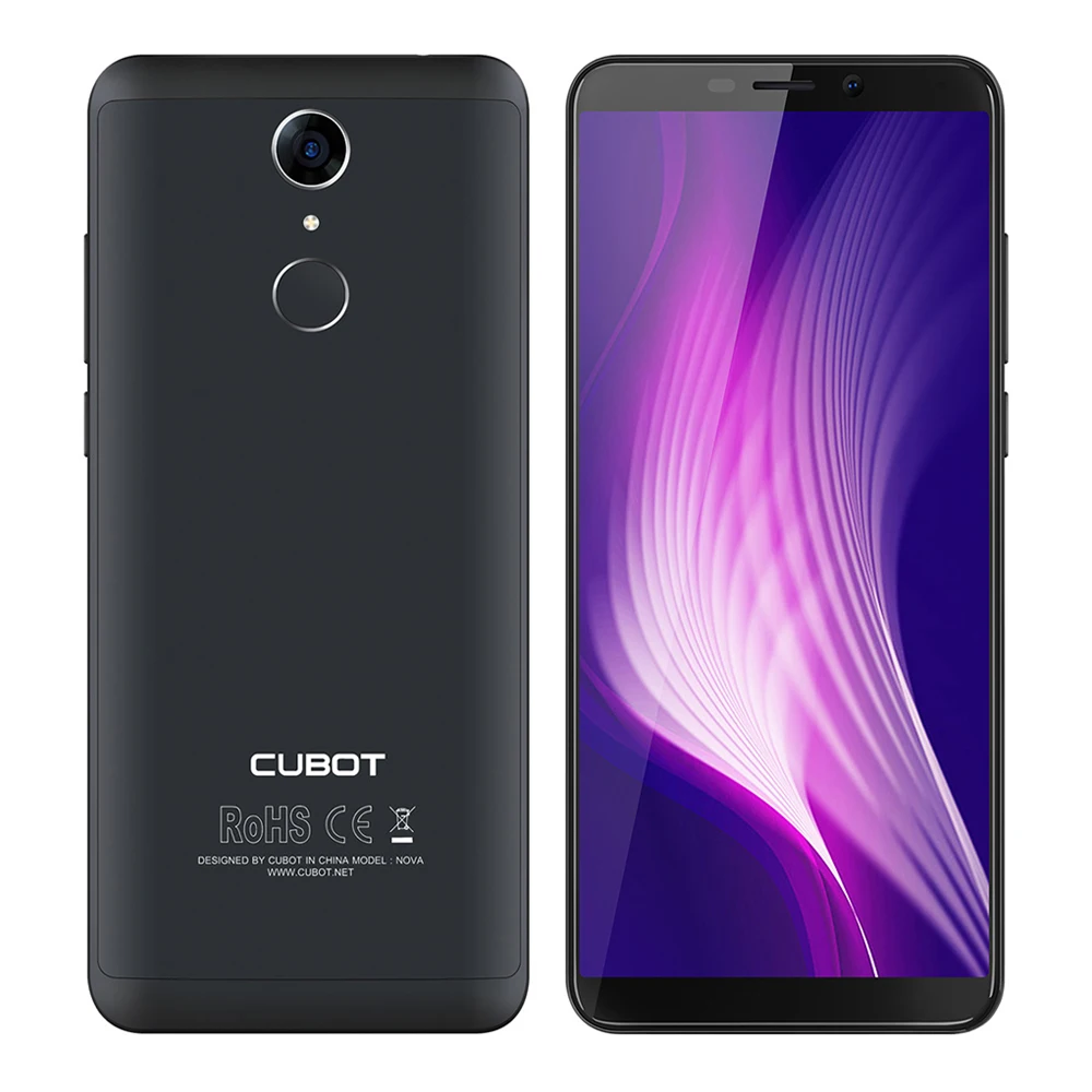 Оригинал CUBOT Nova 4G Смартфон Android 8 1 Phablet 5 дюймовый MTK6739 4 ядра 3 ГБ и 16 Гб 8.0MP 13.0MP камеры