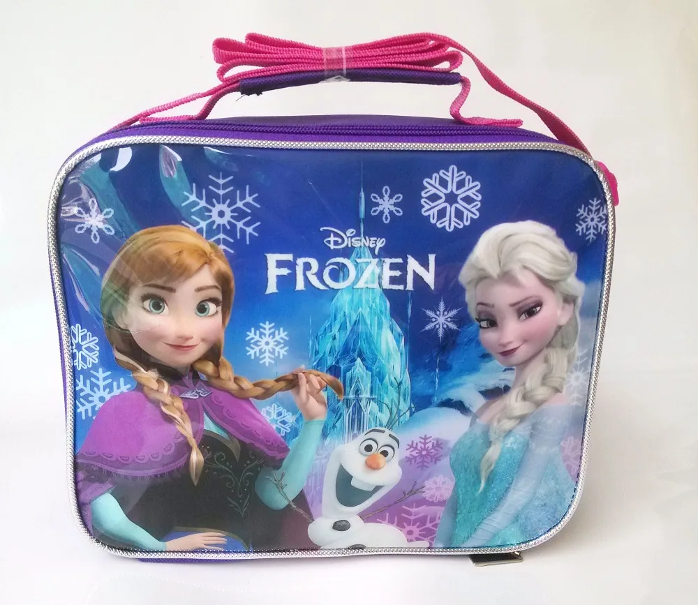 Disney Frozen Cartoon children Elsa Anna Student thermos Bag
