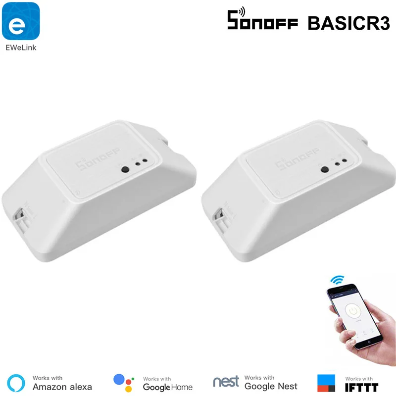 Приложение EWeLink Smart Sonoff BasicR3 WiFi переключатель умный пульт дистанционного