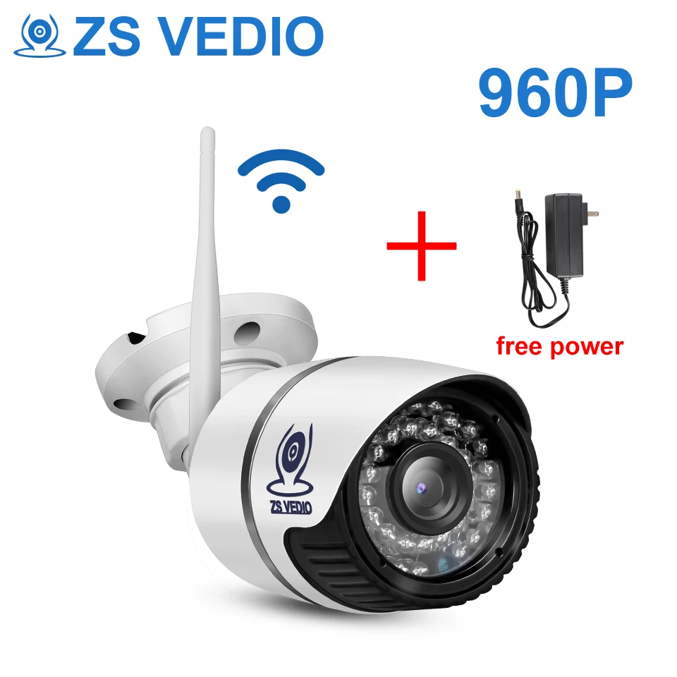 ZSVEDIO камеры наблюдения IP камера Onvif 960P Wi Fi внешняя сеть беспроводной детектор