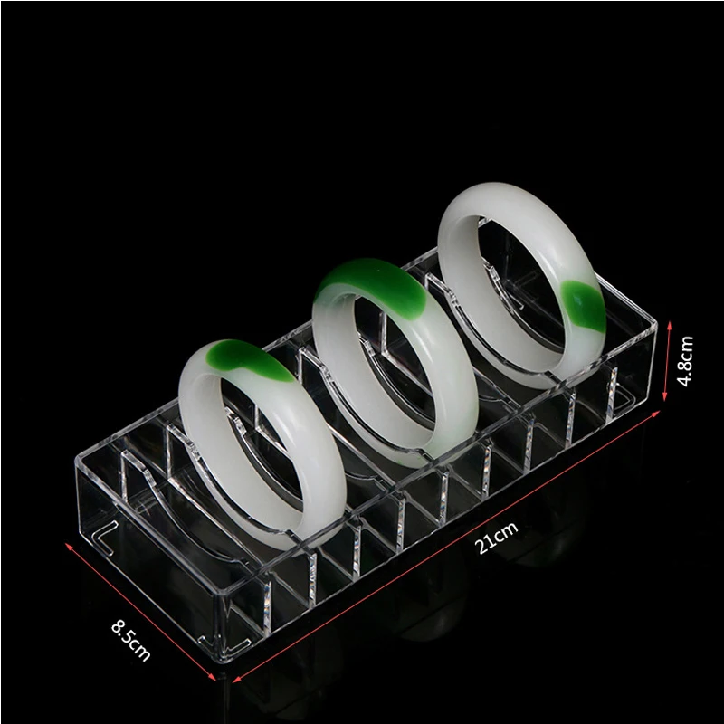 2018 Новый органайзер для браслетов из акрила с 20 ячейками Jade Bracelet Display Holder Showcase Jewelry Props Trays Box Case.