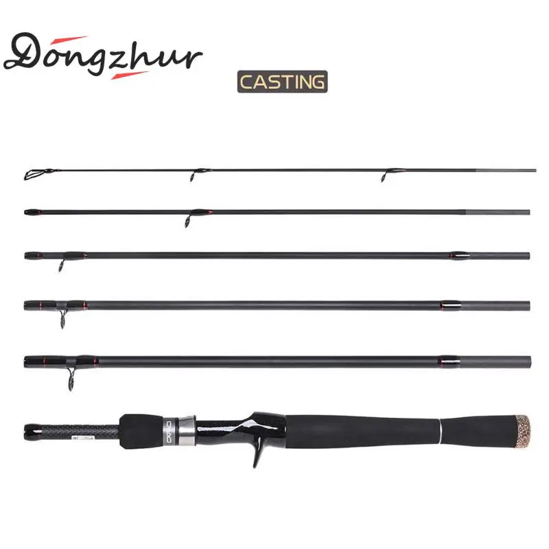 2,1 м 2 сегментов Спиннинг/Литье M Мощность линии wt.6-15lb приманки wt.1/8-3/4 oz углерода спиннинг литья приманка рыболовной удочки