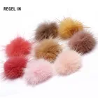 REGELIN модные норковые меховые шарики 100 шт 30 мм Меховые помпоны DIY для изготовления ювелирных изделий норковые шарики для обуви Ювелирная ткань