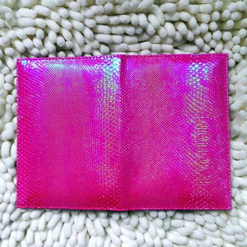 Роскошная Милая Обложка для паспорта со змеиным рисунком женщин и девушек