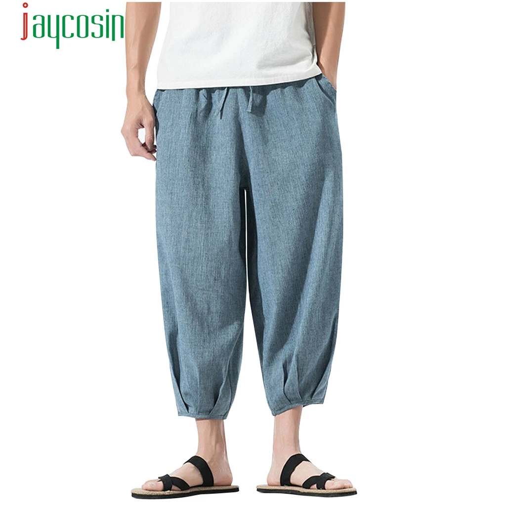 Летнее платье мужские Модные летние повседневные штаны шаровары для пробежек