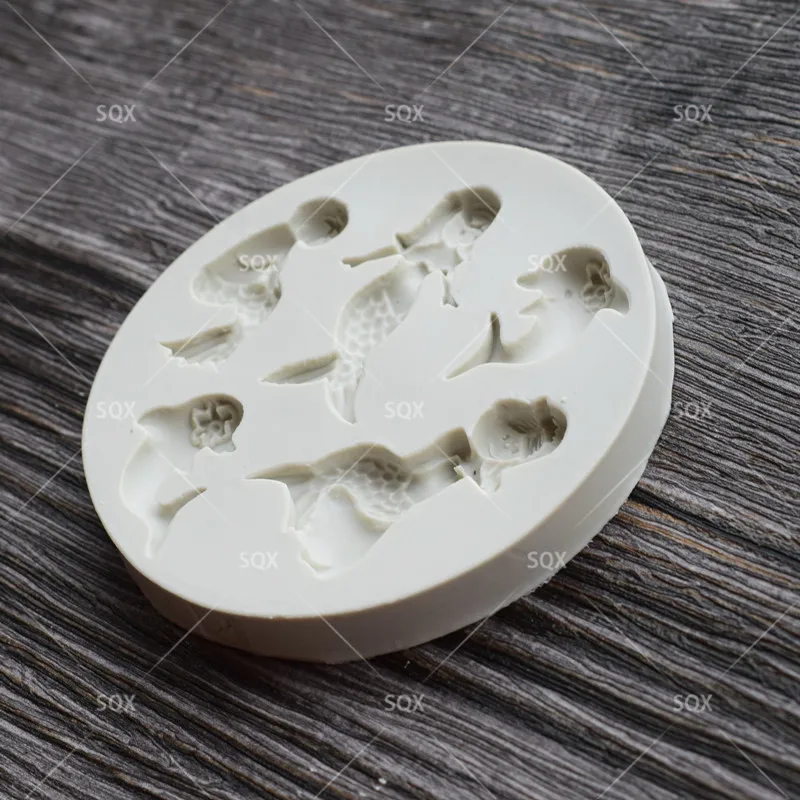 Высококачественные формы для выпечки в виде дельфина русалки помадки