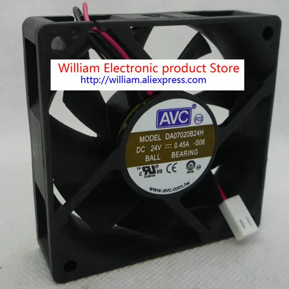 

Original Avc 70*70*20MM 24v 0.45a da07020b24h inverter cooling fan