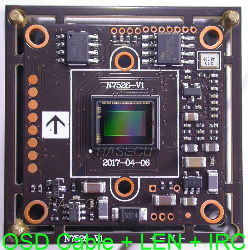 AHD 5 Мп/4 МП 1/2 9 &quotSony IMX326 CMOS датчик NVP2475H CCTV камера модуль PCB плата OSD кабель CS LEN IRC|cmos