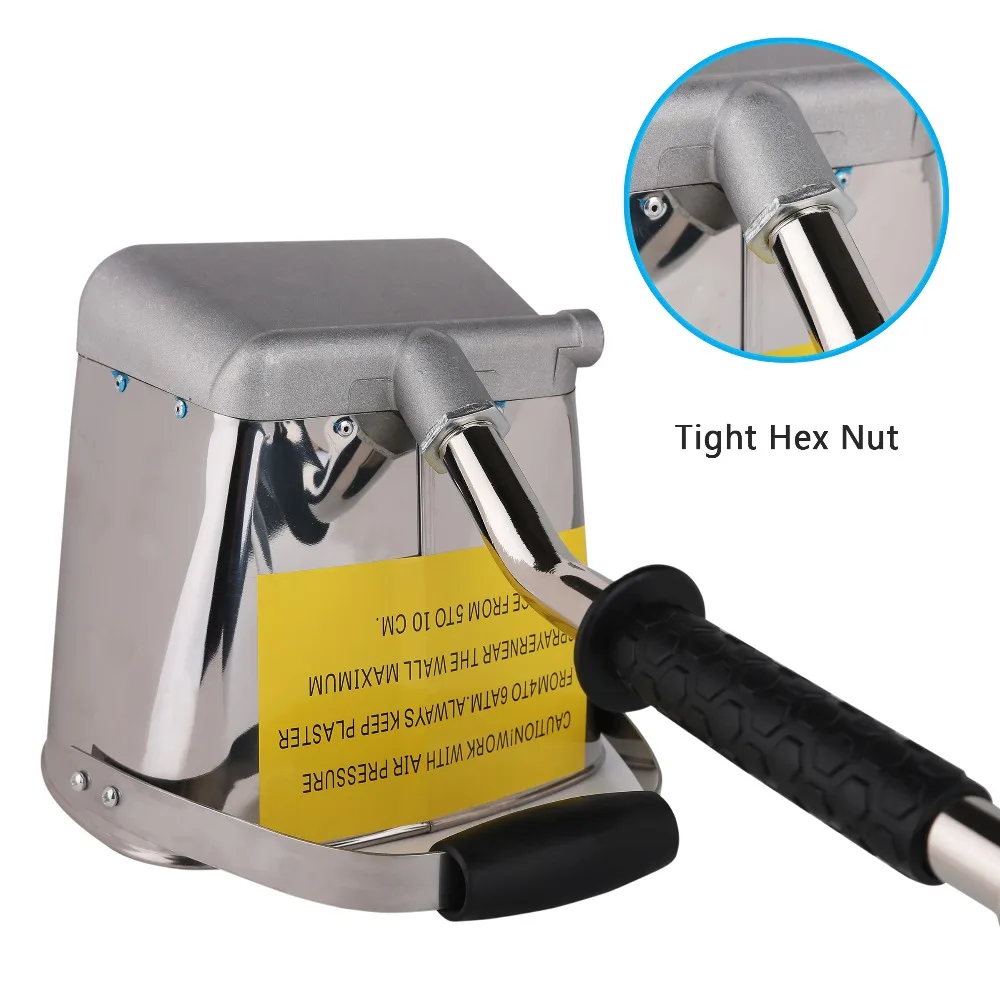 

VALIANTOIN Mortar Sprayer Wall Mortar Gun Stucco shovel Hopper Ladle Cement Spray Gun Air Stucco sprayer Plaster Hopper Gun