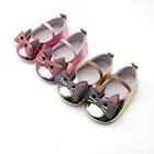Обувь для малышей для новорожденных девочек котенок кожаная обувь мягкая подошва обувь для принцессы обувь для новорожденных