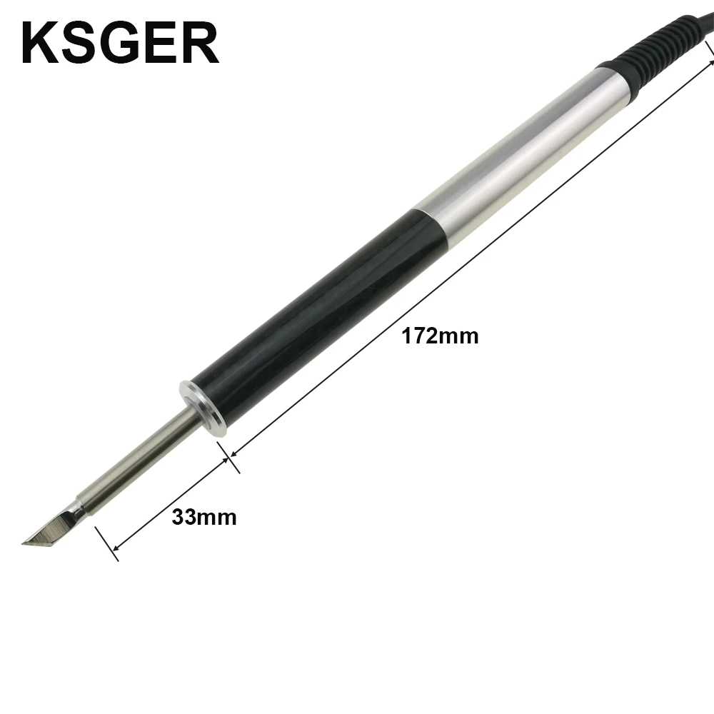 KSGER паяльная ручка T12 из алюминиевого сплава для STM32 OLED цифровая станция с