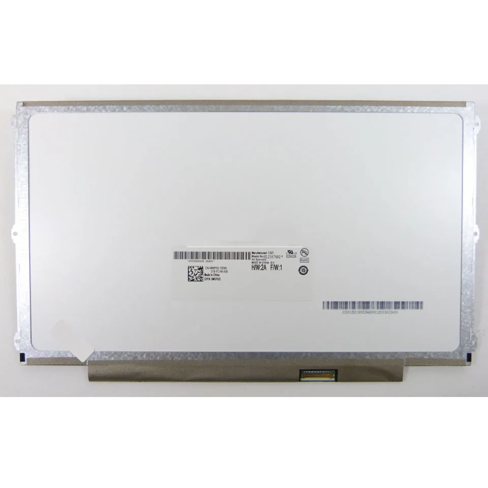 Протестированный класс A+++ B125XTN02.0 B125XTN02 HB125WX1-201 12,5 WXGA eDP 30 pin левый+ правый 3 винтовых отверстия светодиодный ЖК-экран дисплей Панель