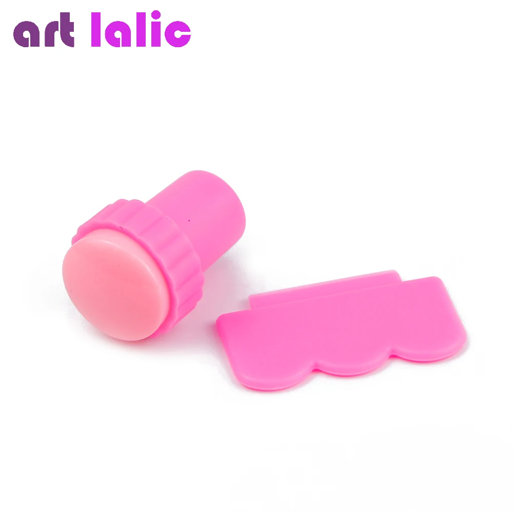 2 шт./партия рисунок для нейл арта штампы маникюрный набор DIY + 1 Stamper скребок|image