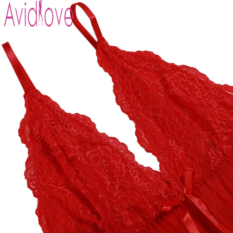 Avidlove сексуальное женское эротическое белье комбинация кружевное ночное мини