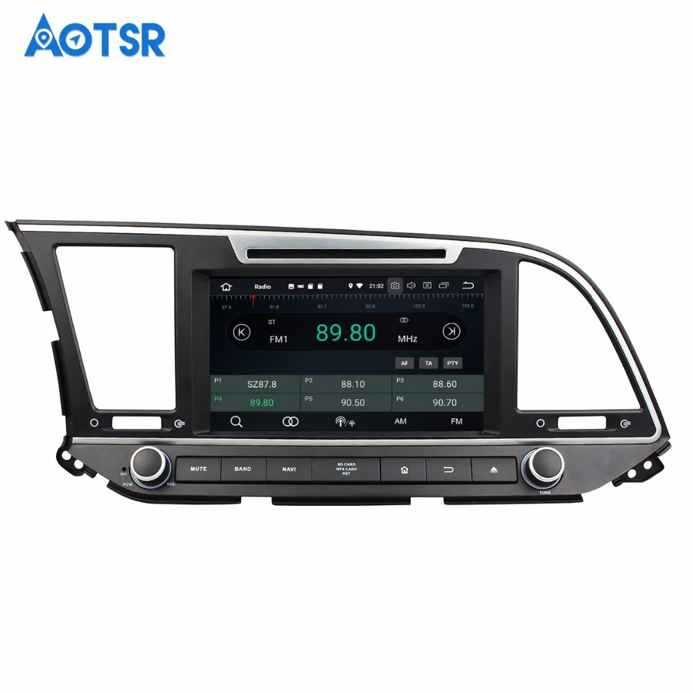 Автомагнитола 1 din Android 8 0 GPS радио для Hyundai Elantra 2016 2017 2018 сенсорный экран