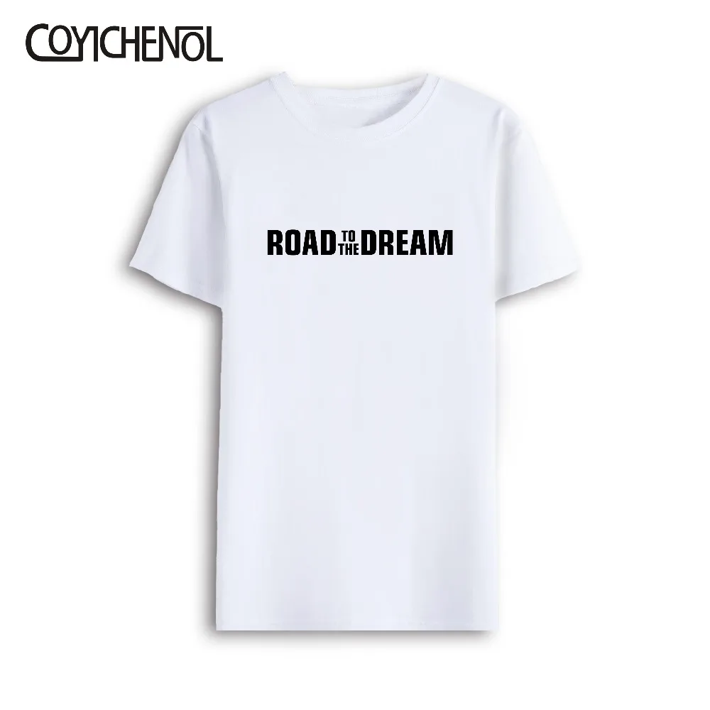 

road to the dream love 7xl Oversized customize short sleeves print tshirt men large size modal O-neck casual solid color tee