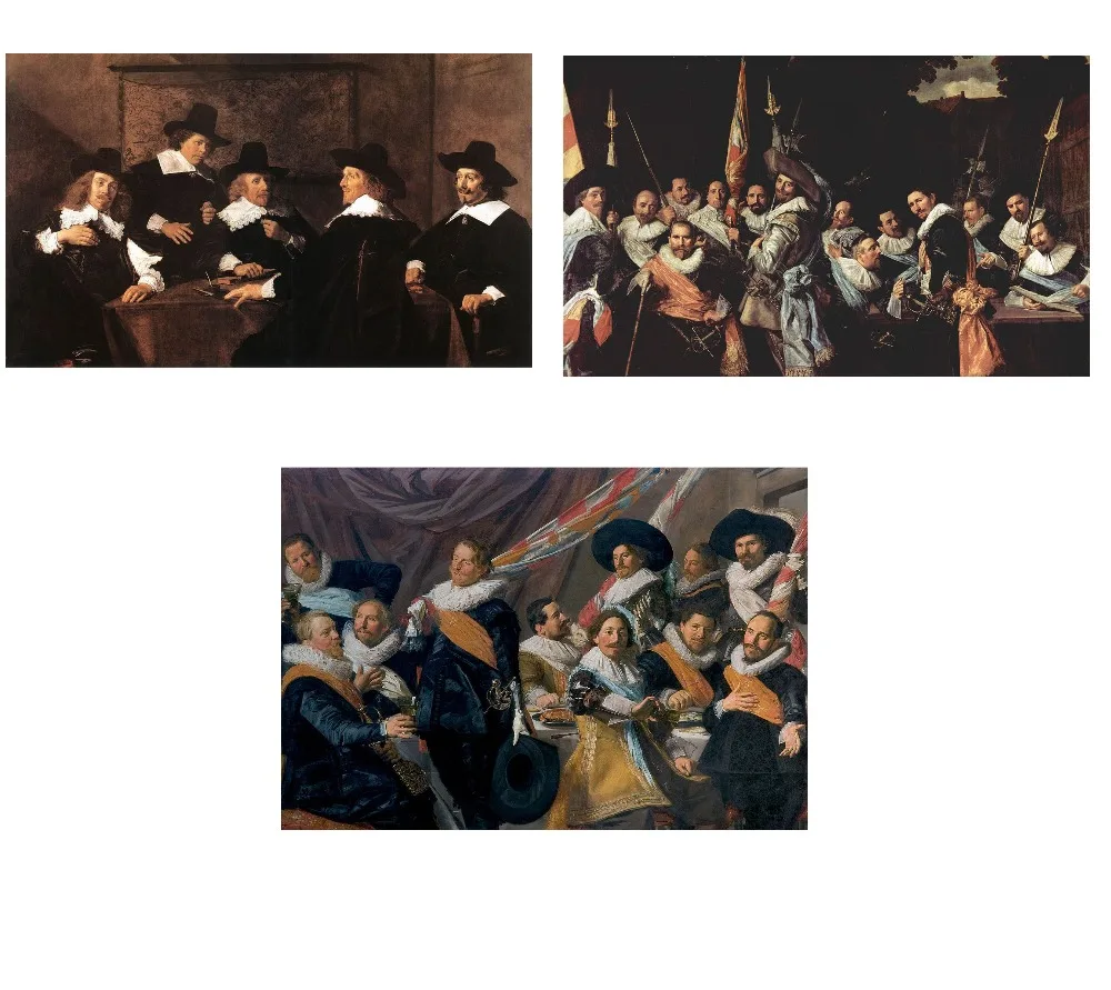 

3pcs -GOOD ART -wholesale price- Netherlands Dutch Holland painter Frans Hals the Elder painting copy print art on canvas