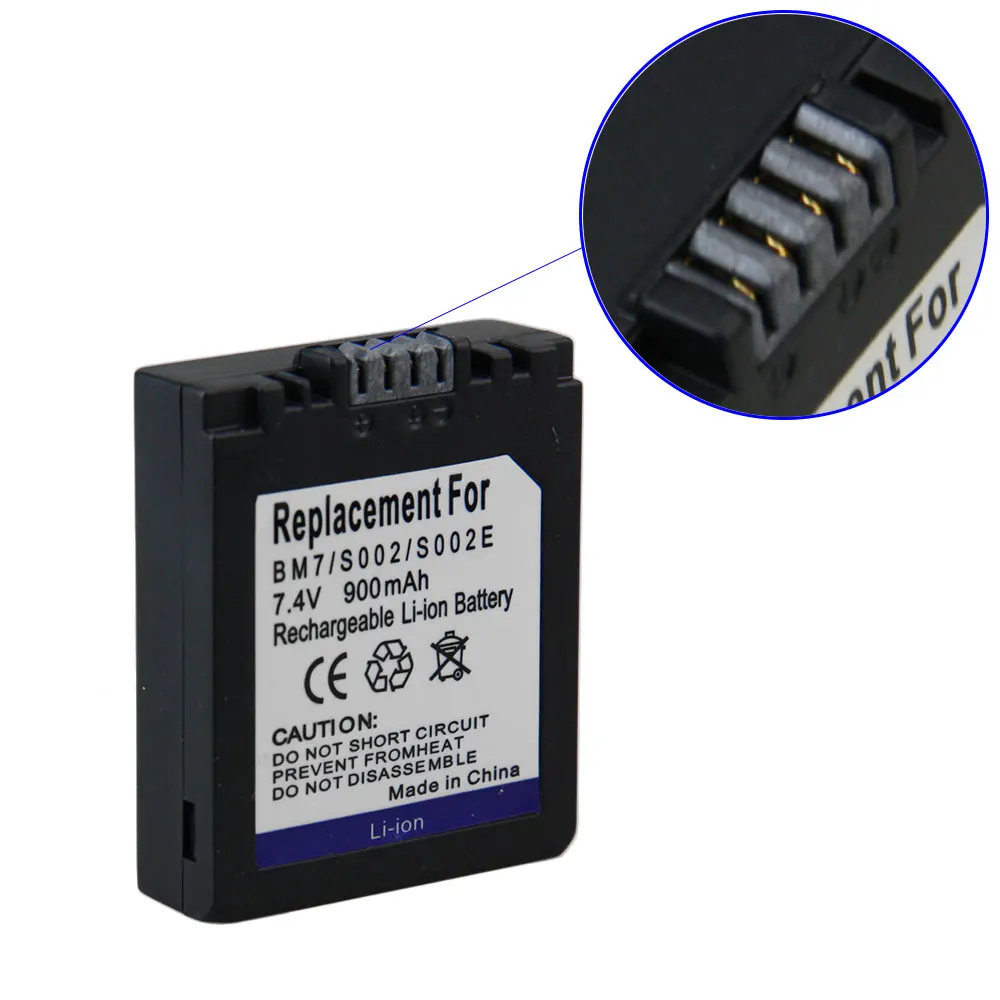 Цена оптовой продажи 1 шт. 900 мАч cgas002 cga-s002 CGA S002 Батарея для Panasonic dmc-fz1 dmc-fz10 dmc-fz10eg-k