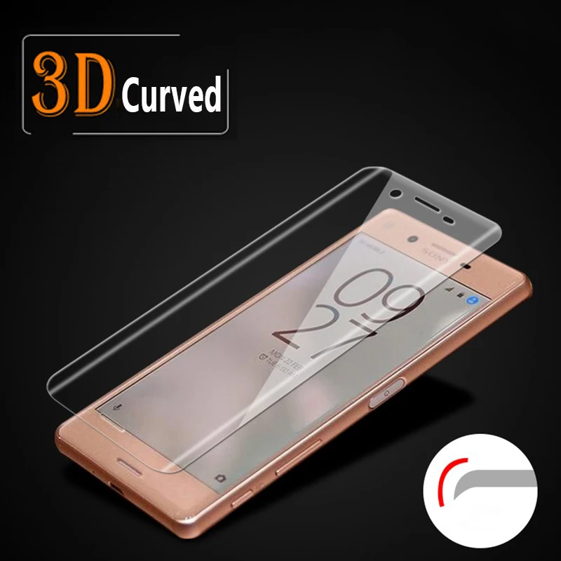 Для Xperia X Performance 3D полное покрытие экрана закаленное стекло для Sony XA защитная