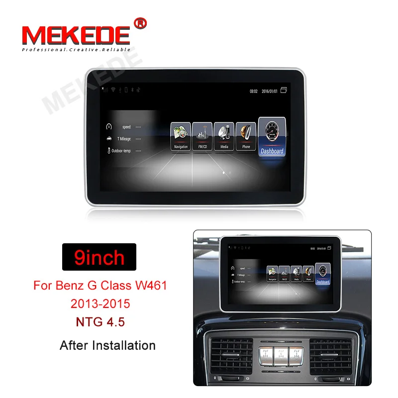 2013-2015 NTG 4.5 Mekede ANDROID автомобильный стерео gps Навигатор Радио для Mercedes Benz G Class W461 2012 2013 3 Гб ram 32 Гб rom 4G wifi BT - Цвет: 2013-2015 NTG 4.5