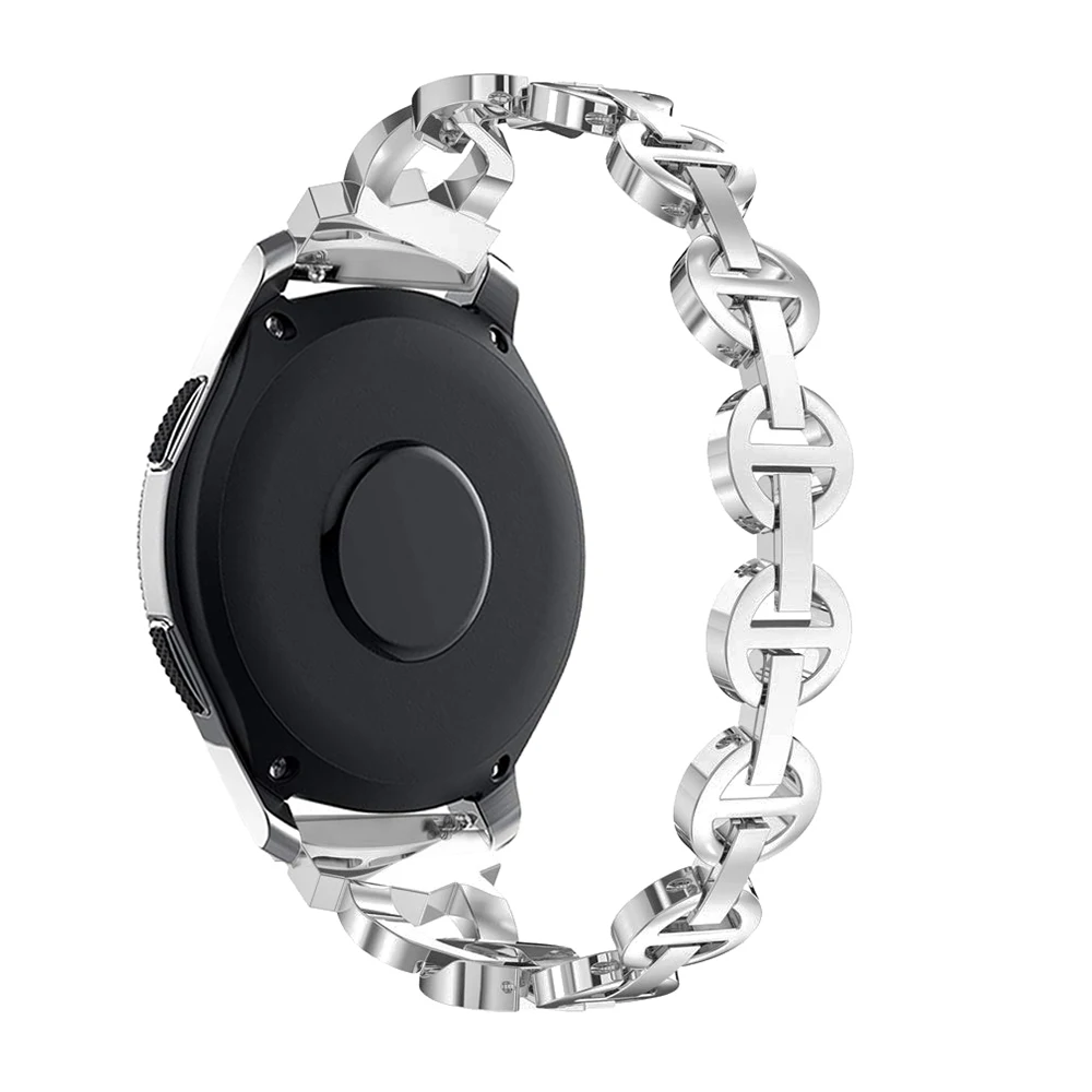 Ремешок со стразами для женщин браслет Huawei Watch 3/Pro GT 2 46 мм 42 48 Samsung Galaxy Watch3 45 мм/41