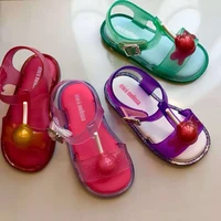 mini melissa lollipop princess girl sandals 2020 new girl jelly sandals kids sandals children beach shoes non slip toddler shoes