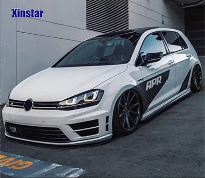Черный KK APR автомобильный стикер для Volkswagen VW Golf6 golf7 mk6 mk7 GTI CC Sagitar Bora Passat Touran - Название цвета: Черный