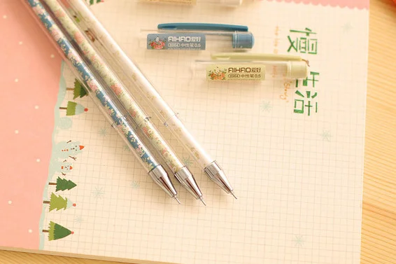 

6pcs Pastoral Floral Gel Pen stationery Caneta for kids writing gift School Office Supply Escolar Papelaria