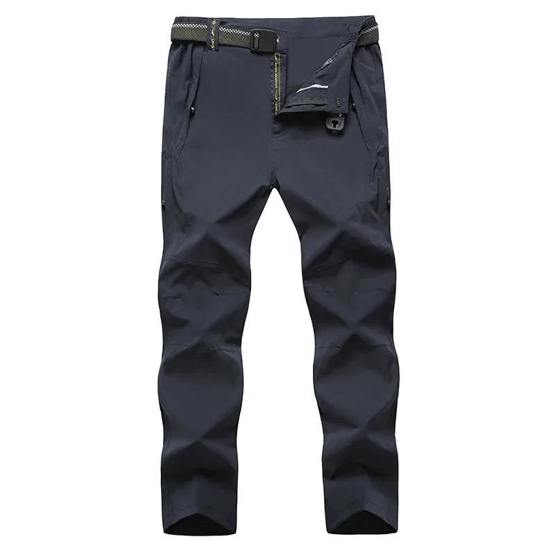 

New Arrive Quick Dry Pants Men Spring Summer waterproof loose Pants thin Breathable trousers Plus Size fat