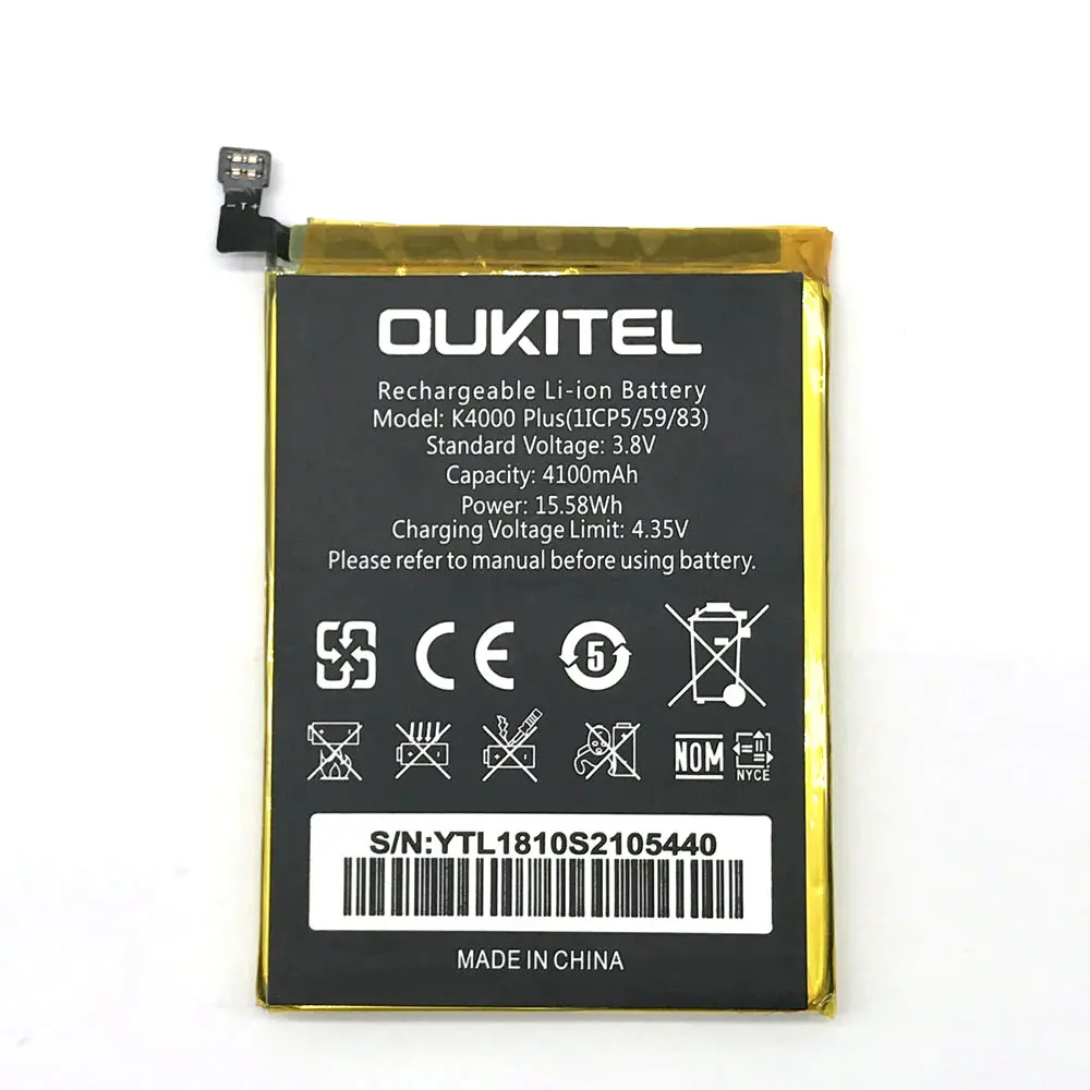 QCKBST оригинальный аккумулятор 4100 мАч и инструменты для ремонта Oukitel K4000 Plus