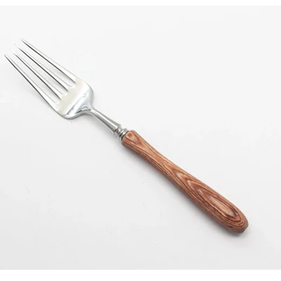 wood fork GH японский стиль сашими нож и вилка ложка деревянная ручка кухонный набор - Цвет: wood fork