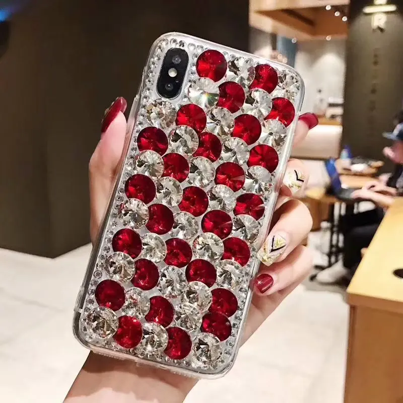 XINGDUO для iphone X/XR/XS MAX многоцветный чехол с блестящими стразами 8/8plus/iphone 7/7plus/iphone