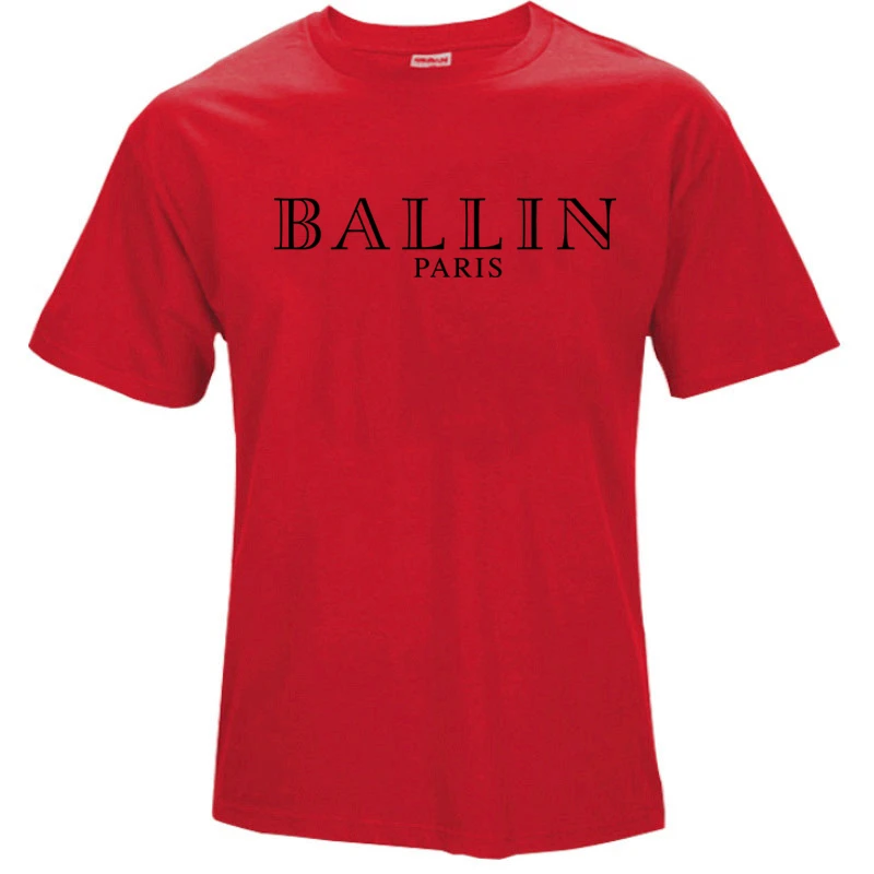 Новые летние модные Мужская одежда с круглым вырезом Ballin Амстердам Графический