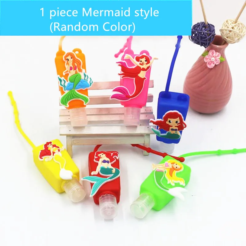 1pc M Bottle Set 1 Вечерние бутылочки с фламинго, единорогом, дезинфицирующее средство для рук, набор для детского душа, украшения для вечеринки на день рождения, для детей, взрослых, Русалка, джунгли, вечерние сувениры - Цвет: 1pc M Bottle Set 1