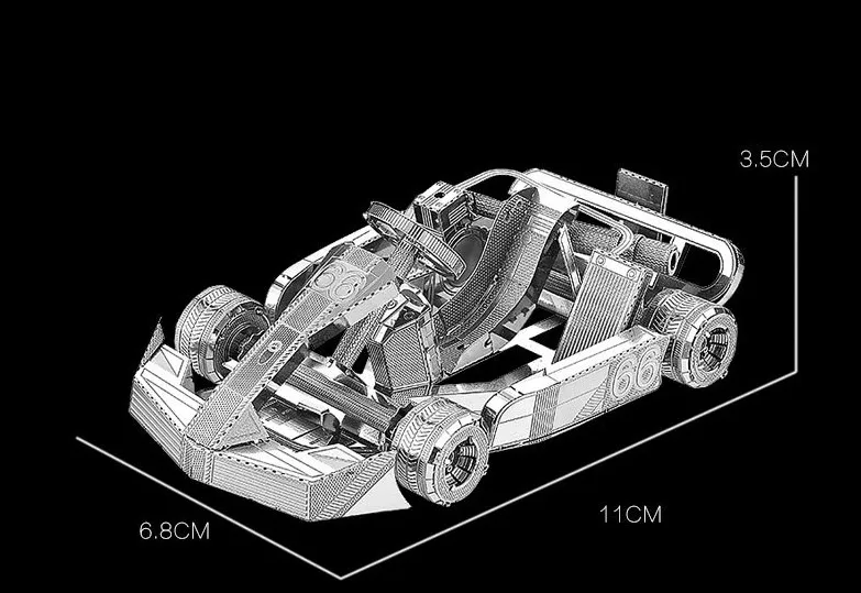 Атаман Танк MK50 модель 1:100 хкнаньюань 3d металлическая головоломка креативные игрушки развивающая ручная способность Сделай Сам тренировать свой ум - Цвет: I31143KDC