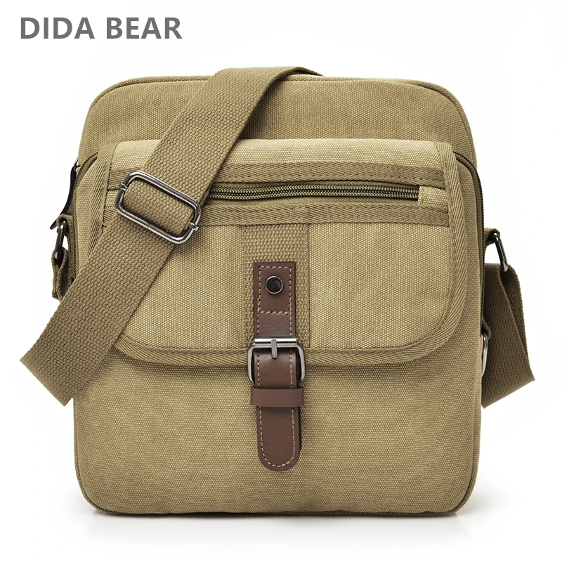 DIDABEAR/Новые мужские сумки через плечо холщовые на мессенджеры для мальчиков