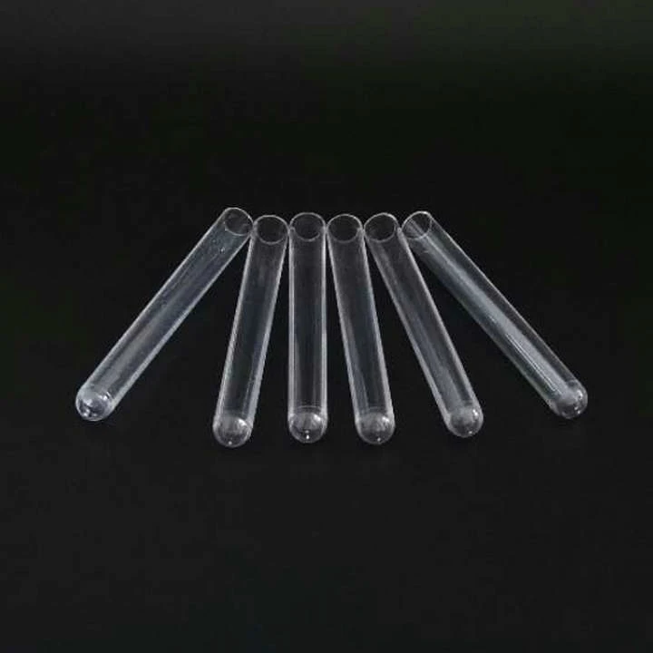 

50pcs/lot 12x100mm round bottom Plastic test tubes for kinds of Laboratory Tests