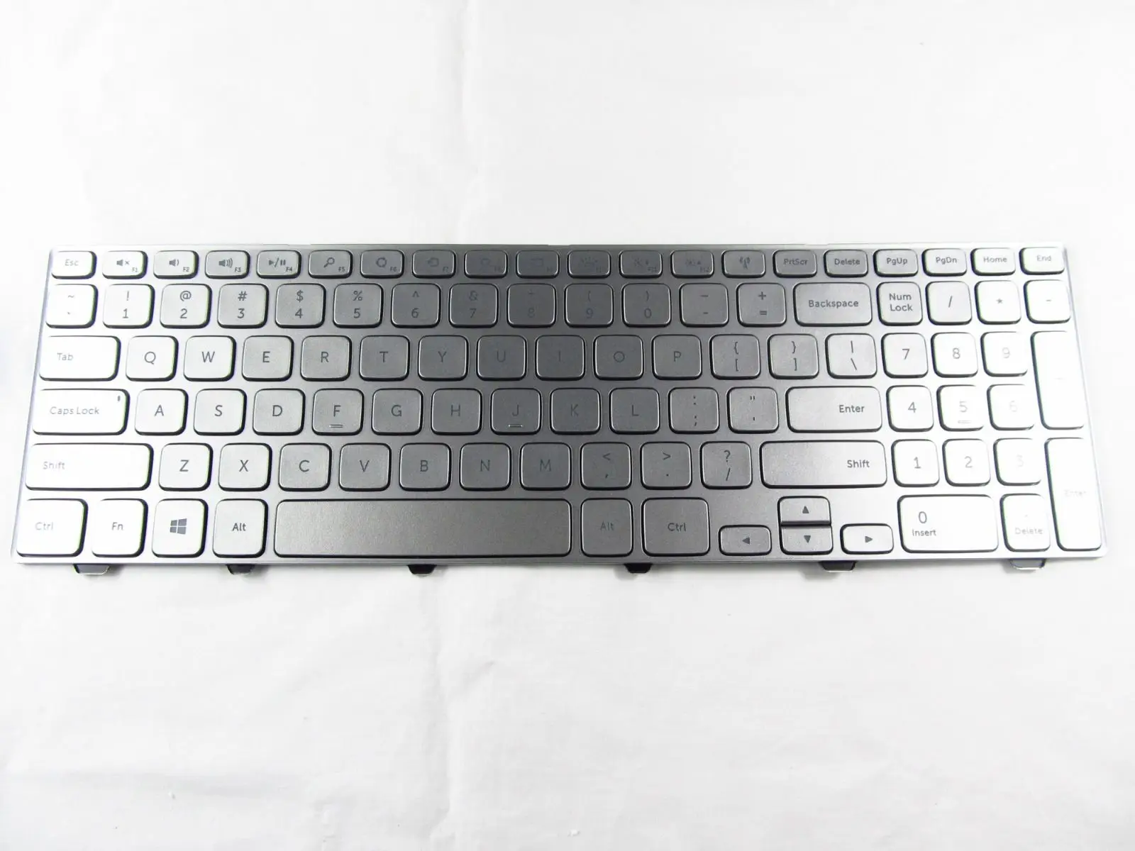 Для Dell Inspiron 15 7000 Series 7537 Клавиатура для ноутбука с подсветкой US SILVER