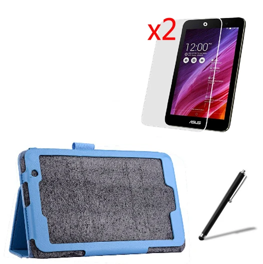 Роскошный кожаный чехол-книжка 4в1 с магнитной подставкой + 2x защита экрана 1x