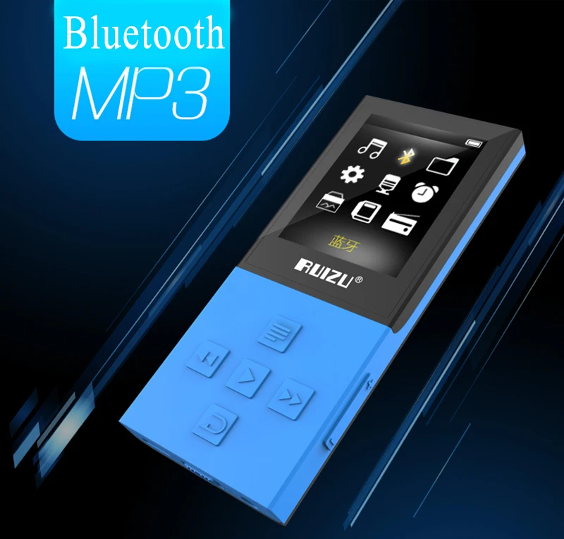 Оригинальный Спортивный MP3 плеер ruidu X18 8G Bluetooth без потерь fm радио 4 0 музыкальный