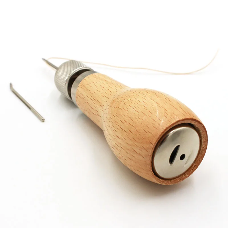 DIY ручной Awl инструмент швейная машина вощеная нить для Leather Craft край ремень со