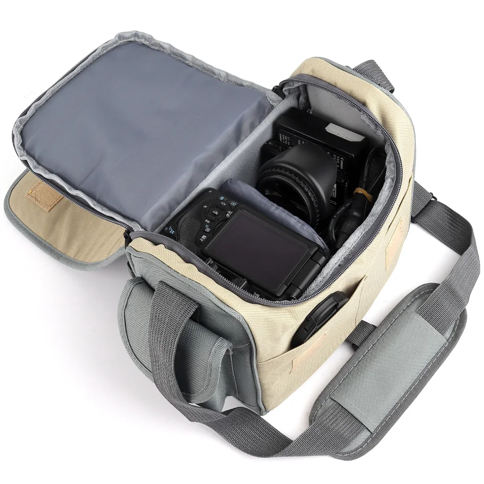 Сумка для DSLR камеры наплечный чехол Canon EOS R RP 77D 100D 800D 700D 600D 6D 7D 5DS 5D4 5D Mark II III 1300D 1200D