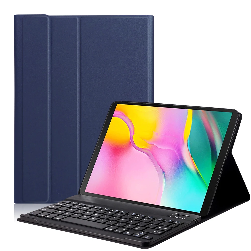 Чехол с Bluetooth-клавиатурой для Samsung Galaxy Tab A 10 1 дюйма 2019 Магнитный съемный чехол