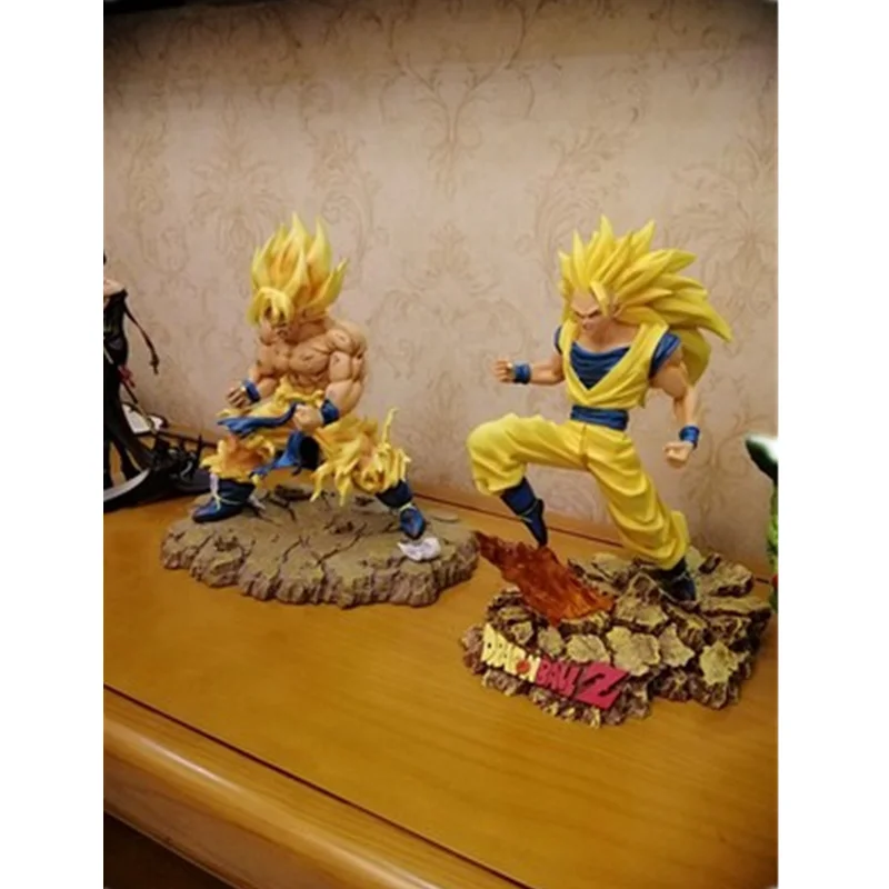 26 см статуя Dragon Ball Z Сон Гоку Супер сайян Gk 1/6 полноразмерная портретная фигурка из