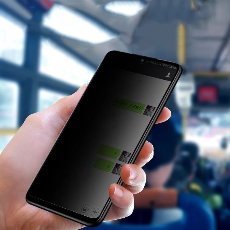 EXUNTON антишпионское закаленное стекло для LG G7 G8 Thinq Защита экрана G 7 8 Антибликовая