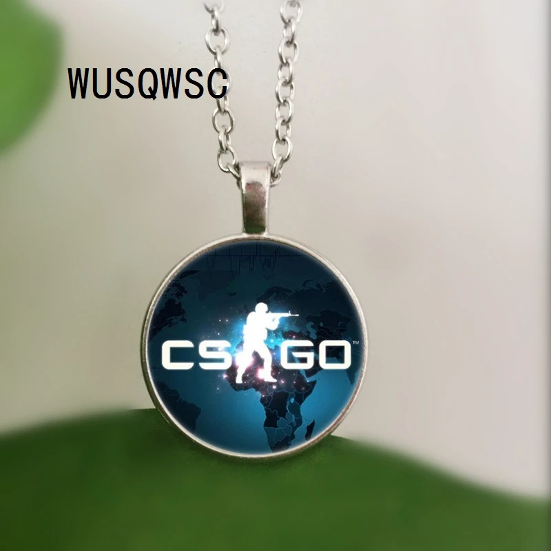 3/Цвет игр CS GO цепочка со стразами Цепочки и ожерелья для Для мужчин csgo аниме Neckless