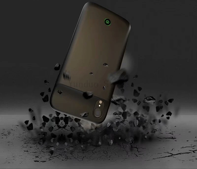 Тонкая батарея зарядное устройство чехол для iPhone XR XS Max power Bank чехол силиконовый зарядный чехол зарядное устройство Внешняя задняя упаковка для iPhone X XS
