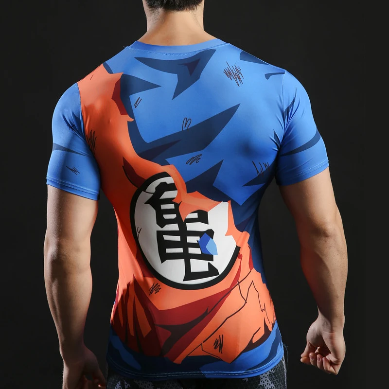 Dragon Ball футболка 3D мужская футболка аниме комиксы утягивающие футболки Goku Ball Z Футболка Мода поло Веджета zootop bear